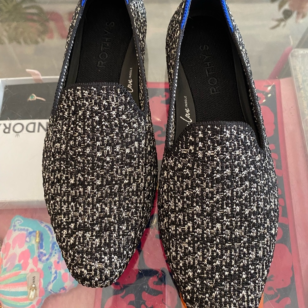 Rothy's Dusk tweed almond loafer size 6.5 - Picture 2 of 5
